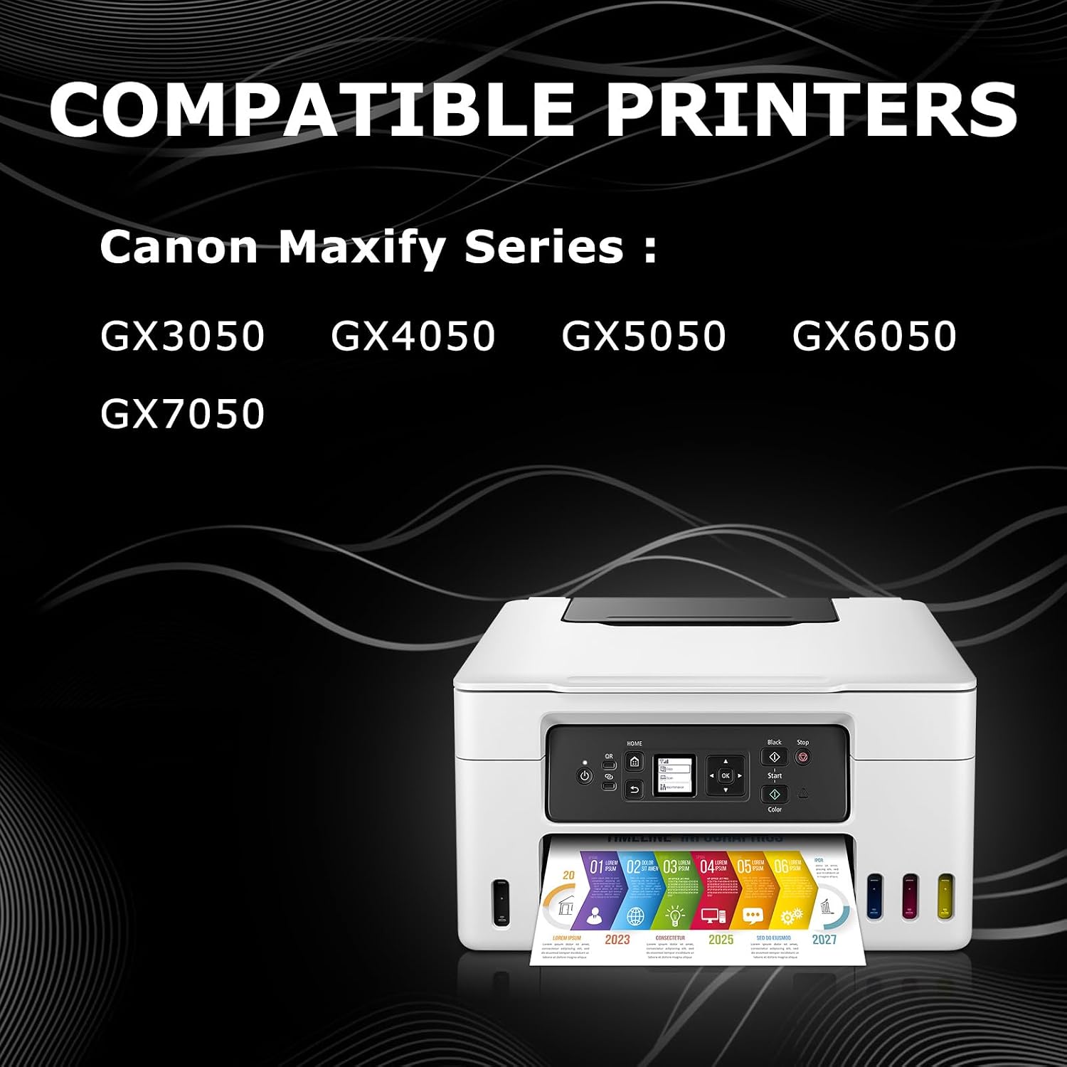 Detalle 2 de DOUBLE D GI-56 Tinte Ersatz für Canon GI-56