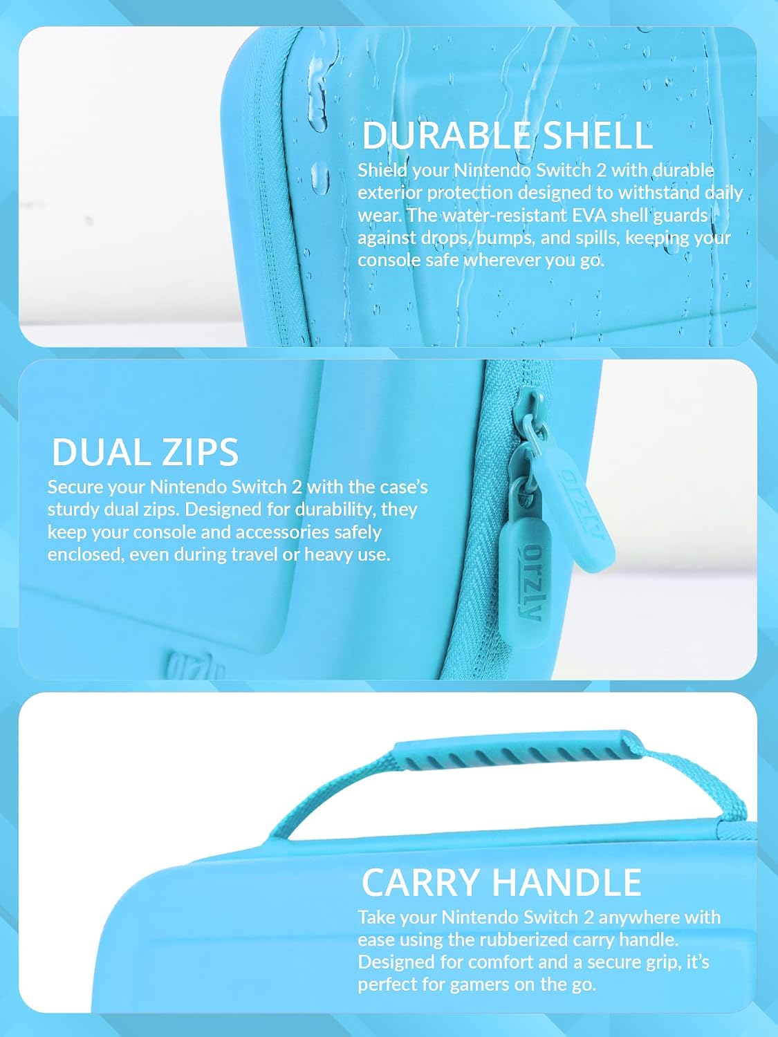 Detalle 2 de Orzly Étui Nintendo Switch 2