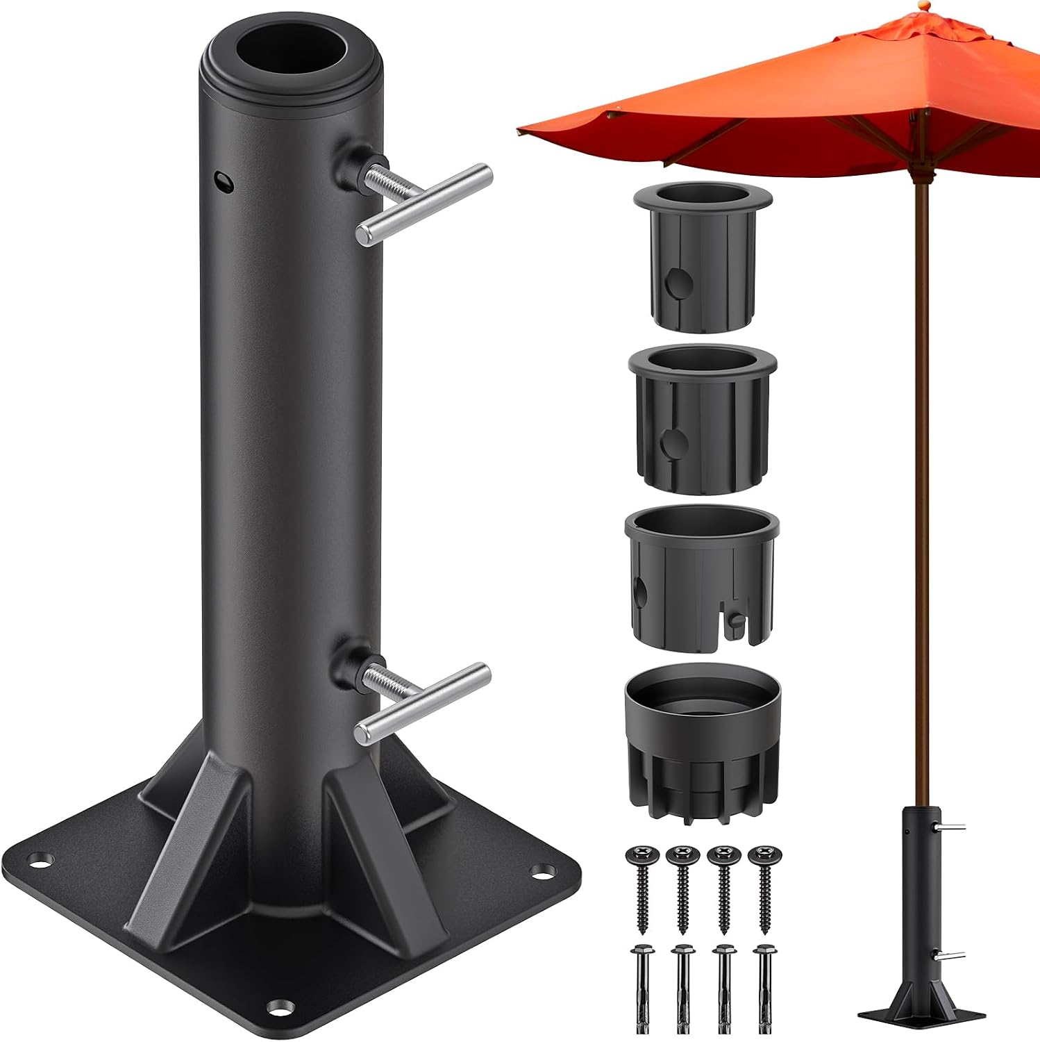 Detalle de Dolibest Sonnenschirmhalter Standrohr 30cm