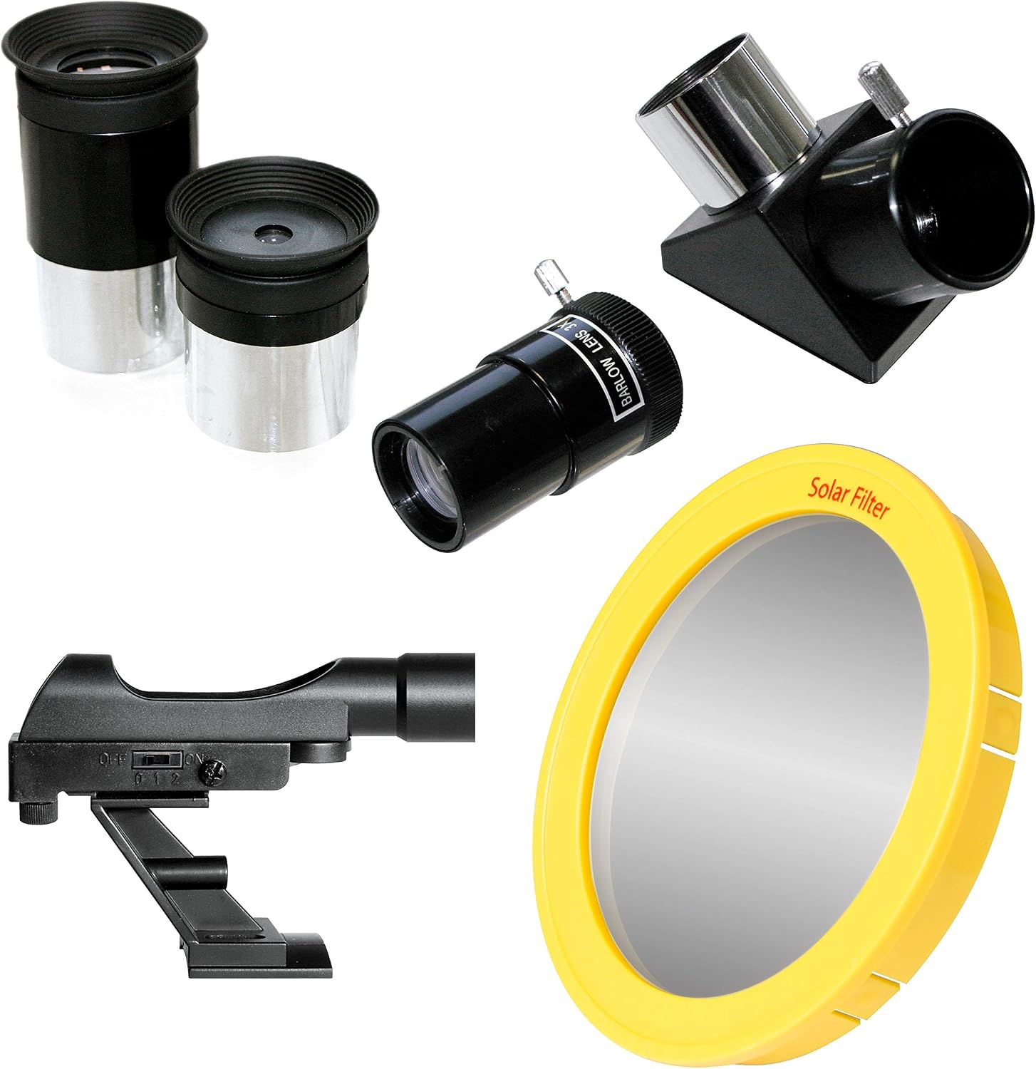 Detalle de Bresser Refraktor Taurus NG 90/900 mit Smartphone-Adapter und umfangreichem Zubehör