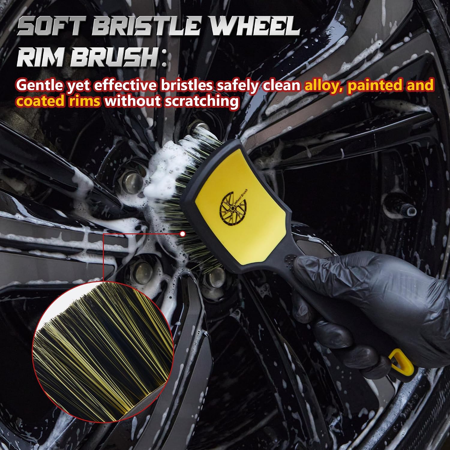 Detalle 2 de BMLEI Wheel and Tire Brush Set 2-Pack