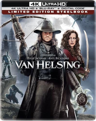 Detalle 2 de Van Helsing: Limited Edition Steelbook (4K Ultra HD + Blu-ray + Digital)