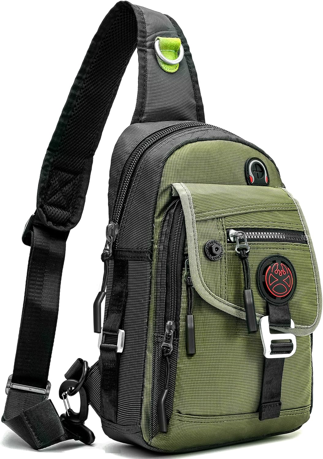 Thumbnail 6 de Nicgid Sling Bag Chest Shoulder Backpack Fanny Pack Crossbody – Versatile Nylon Pack for Everyday Use