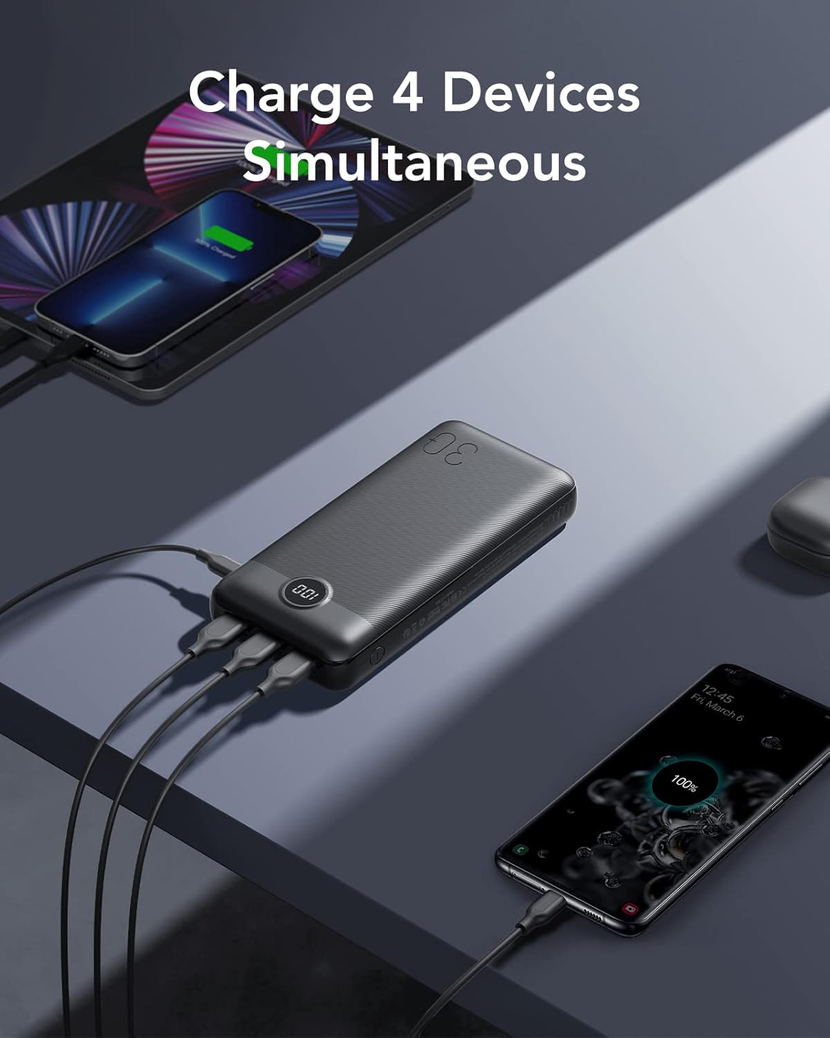 Thumbnail 4 de VEGER Power Bank 30000mAh with 20W Fast Charging: A Practical Portable Charger for Everyday Use