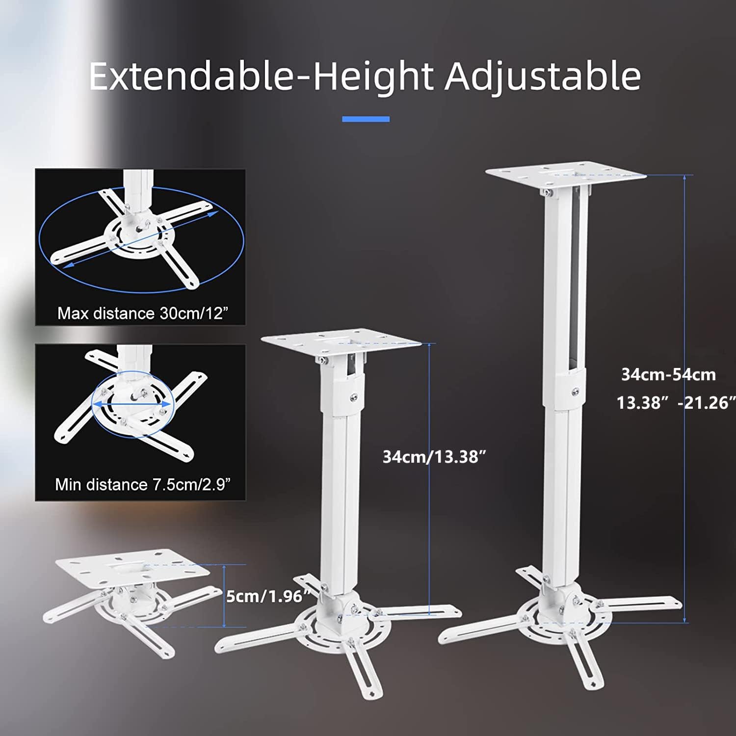 Thumbnail 4 de suptek PR05W Projektor-Deckenhalterung 13,6 kg đœ