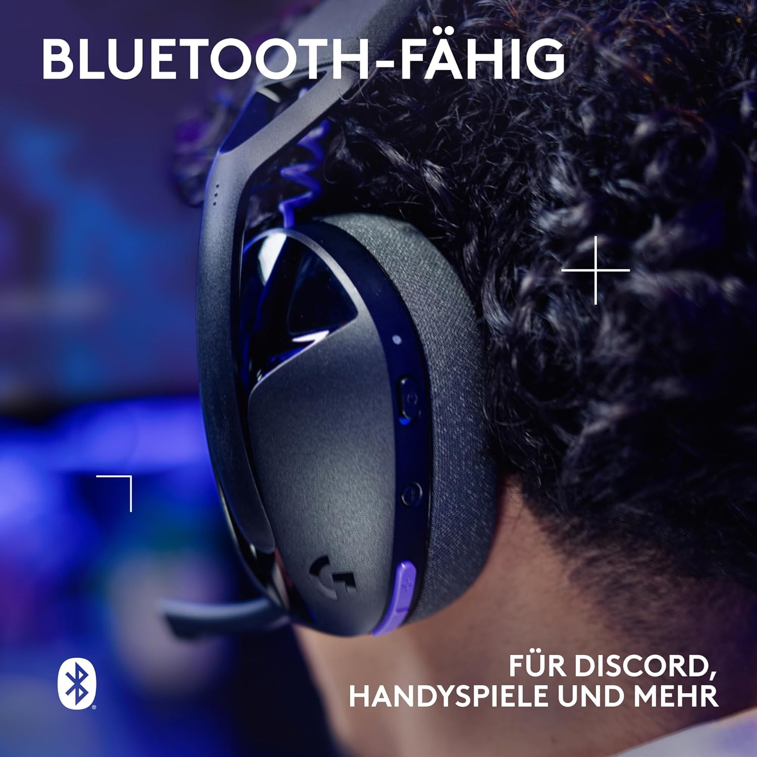 Thumbnail 4 de Logitech G G321 Lightspeed kabelloses Bluetooth-Gaming-Headset (16-kHz-Mikrofon) – Schwarz