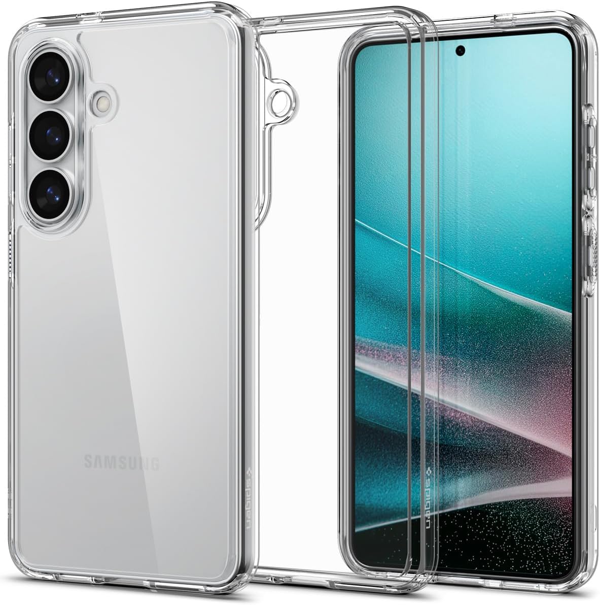 Detalle de Spigen Ultra Hybrid pour Samsung Galaxy S26 – coque transparente antichoc (Dura-Clear, sans MagSafe)