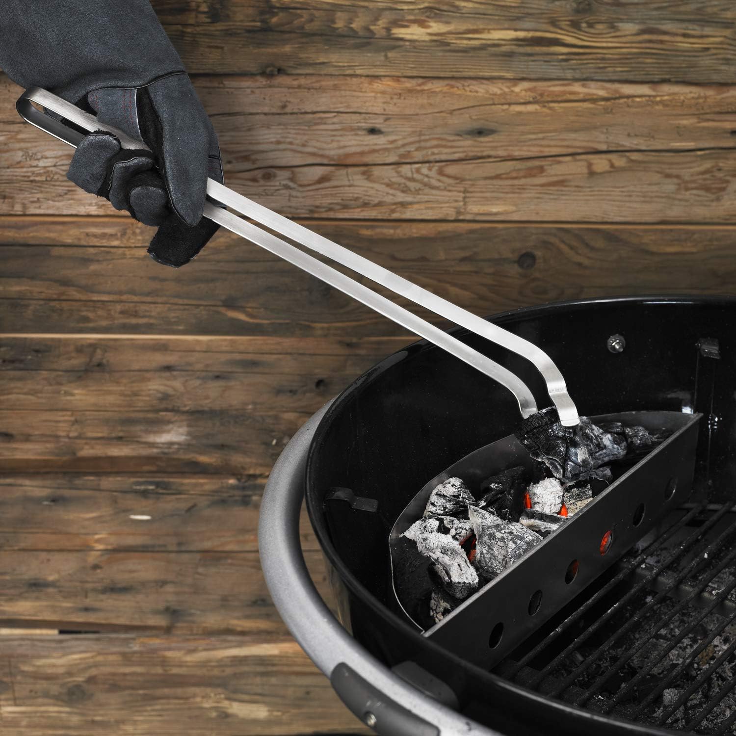 Thumbnail 3 de RÖSLE Panier à charbon F60/F60 AIR – Lot de 2 pour barbecue boule 60 cm, en acier