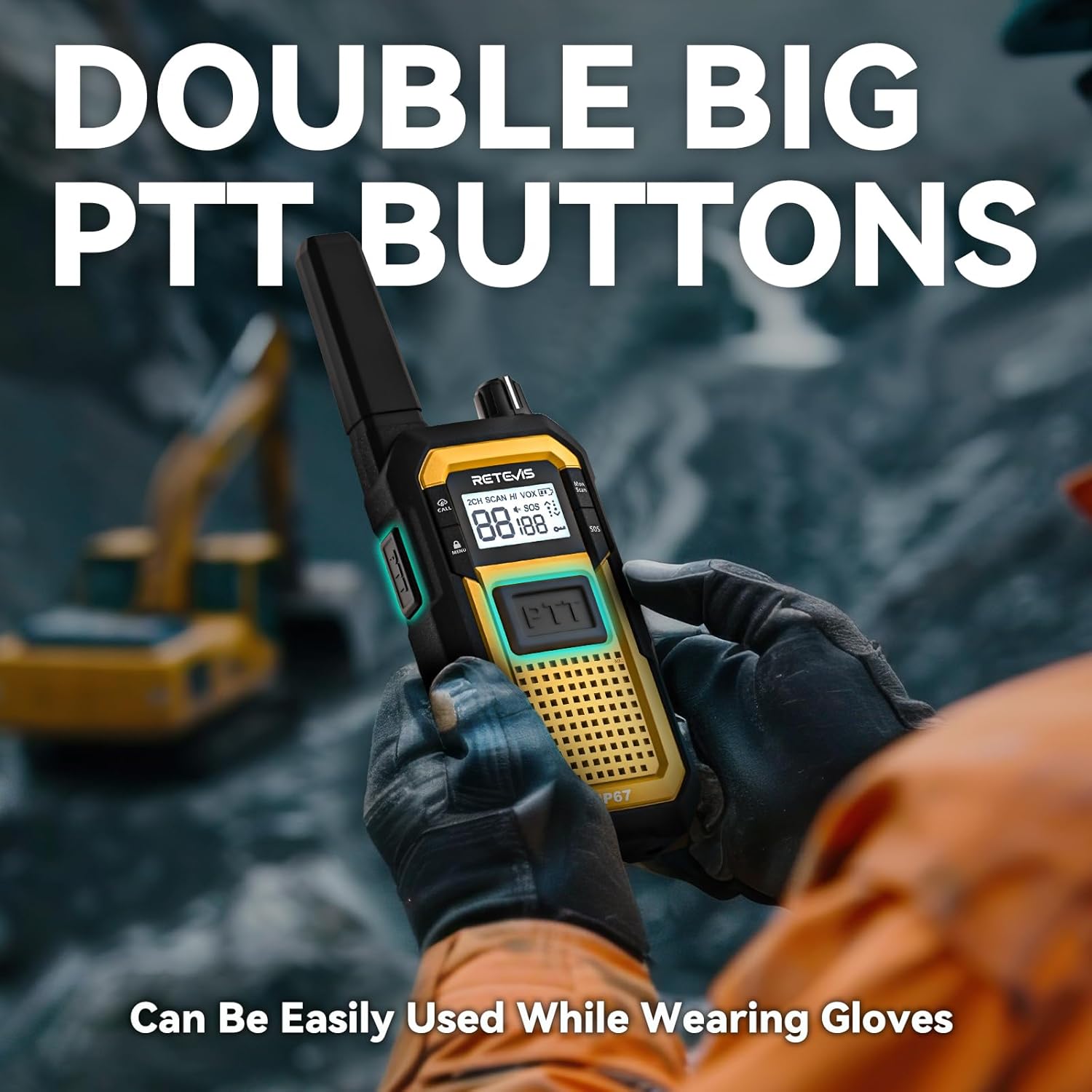 Thumbnail 4 de Retevis RB48 Heavy Duty 6-Pack Walkie Talkies 📡