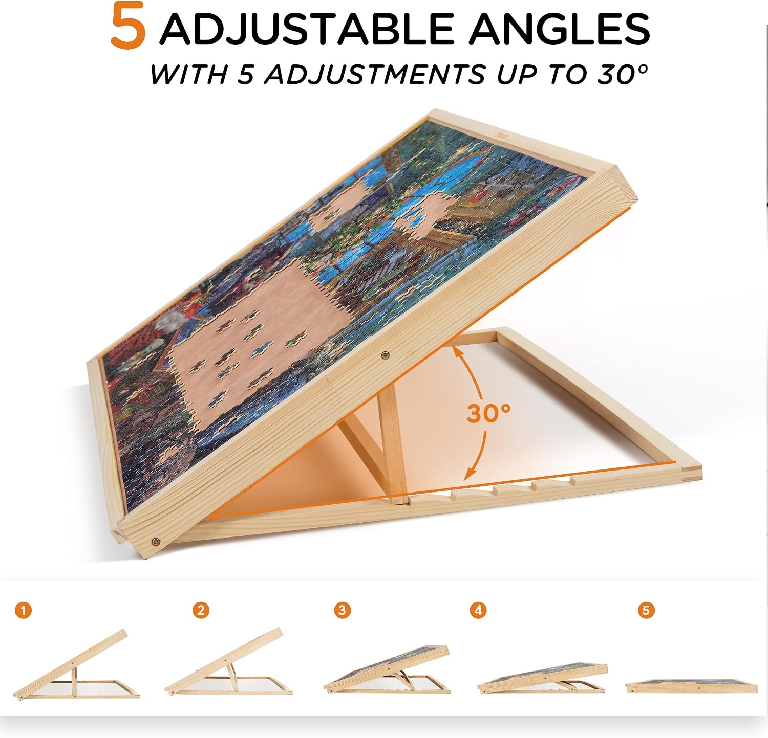 Detalle 2 de Lavievert Jigsaw Puzzle Board 1000‑piece