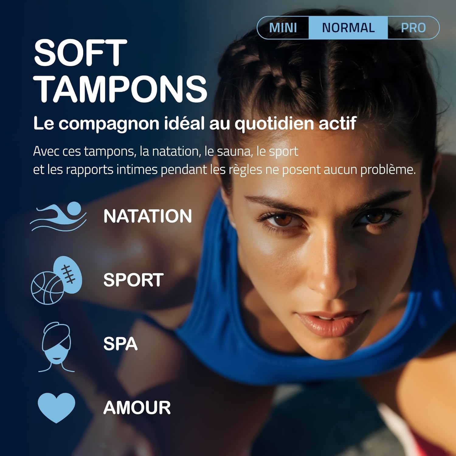 Thumbnail 5 de MY.SIZE Soft Tampons sans ficelle NORMAL (20 pièces) – confort pour le sport, l’amour et le spa