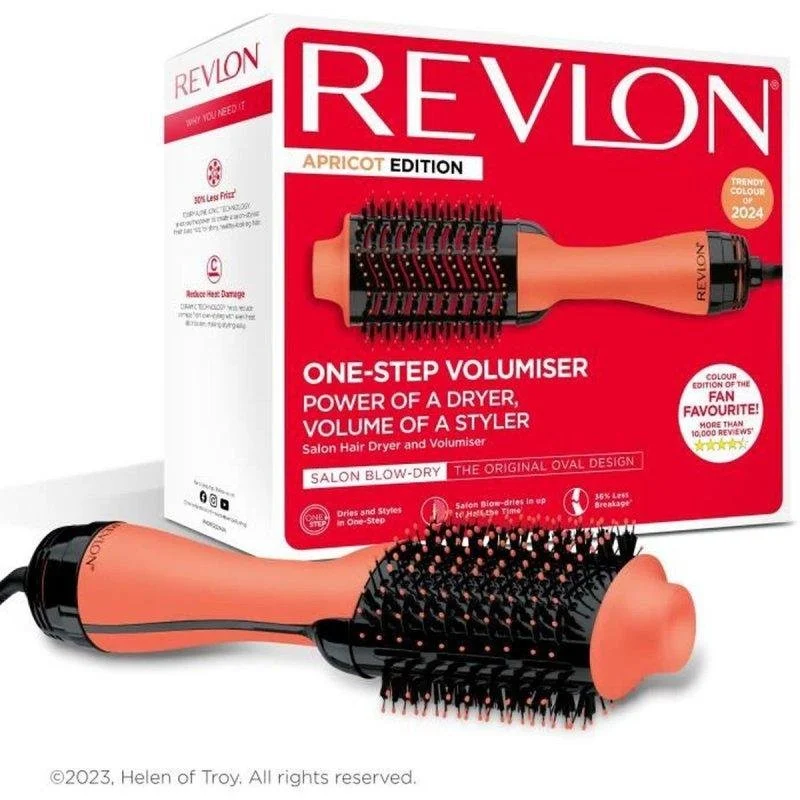 Detalle de Cepillo Moldeador Revlon RVDR5222AE 800W Cerámica Iónica: secado y modelado en un solo paso