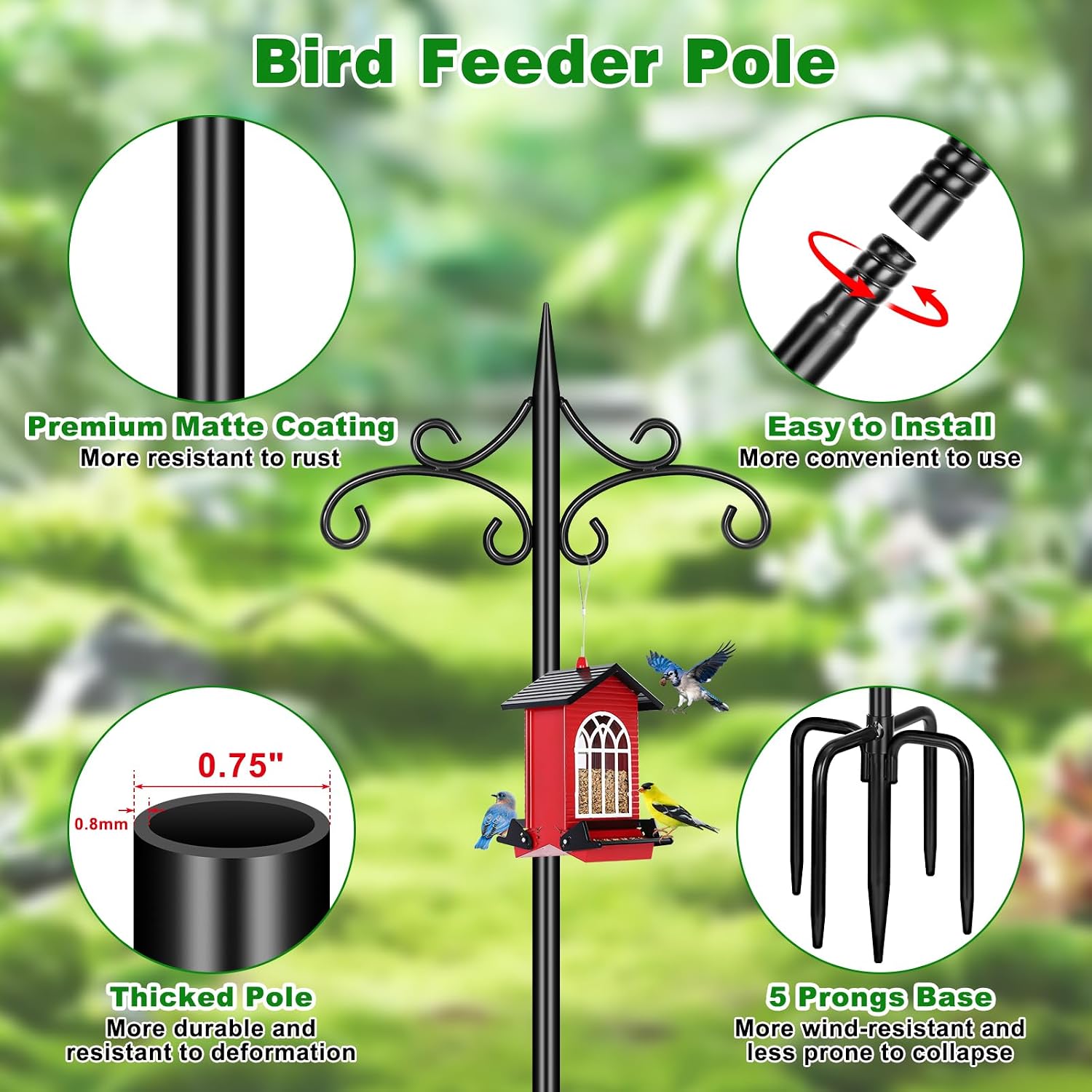 Thumbnail 1 de Tegarbed Double Shepherd Hook, 72-inch