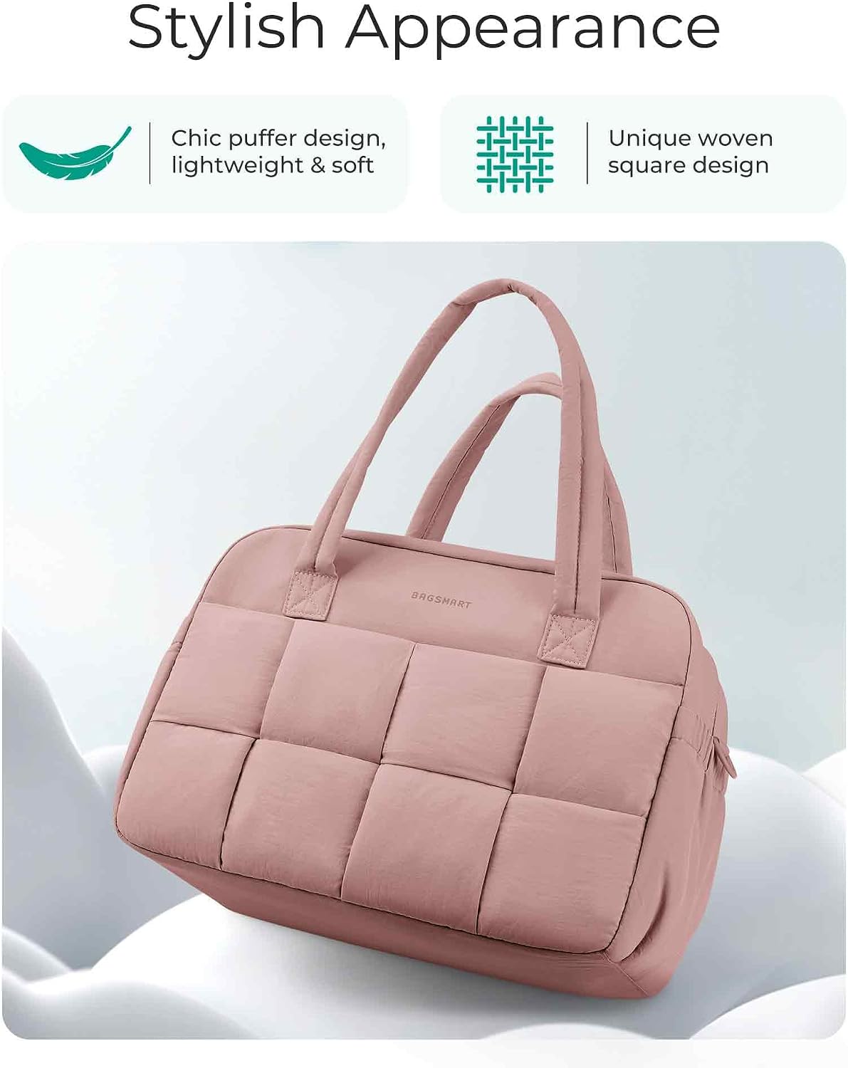 Thumbnail 5 de BAGSMART Gym Bag 24L puffer travel duffel