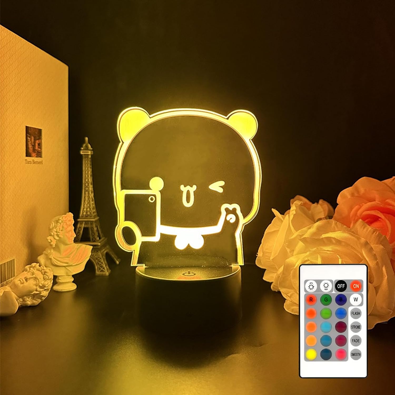 Thumbnail 6 de Scyagolila Bear-Shaped 3D Night Light