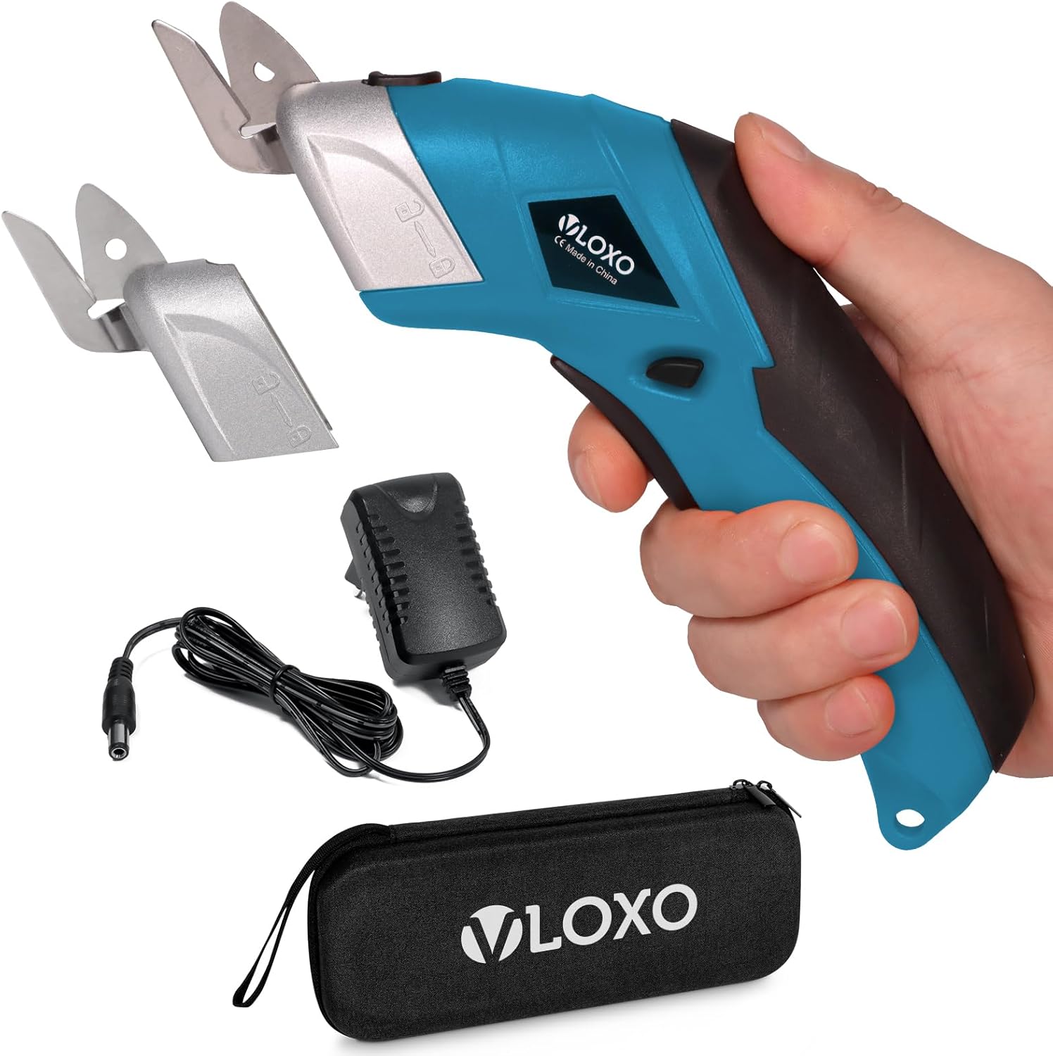 Detalle de VLOXO Tijera Electrica 2000mAh para manualidades