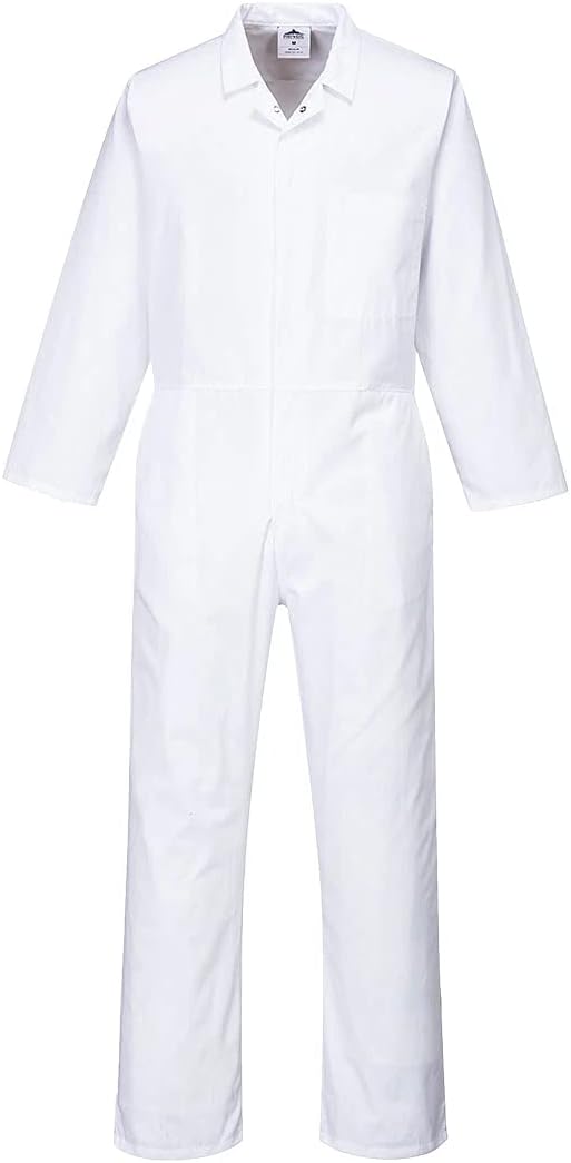 Thumbnail 2 de Portwest Food Boilersuit Bianco, Taglia XL – Libertà di movimento e praticità per il lavoro in cucina