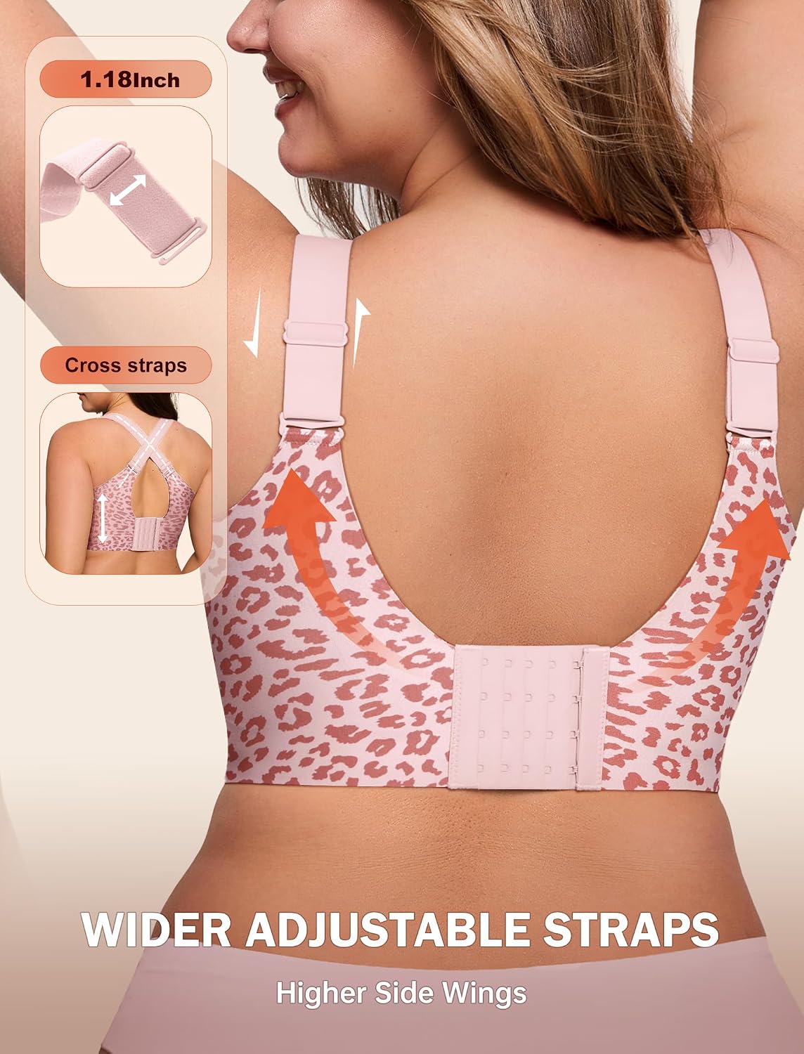 Thumbnail 3 de LetsJoli Wireless Jelly Bra with Full Coverage and Back Smoothing for Fuller Figures