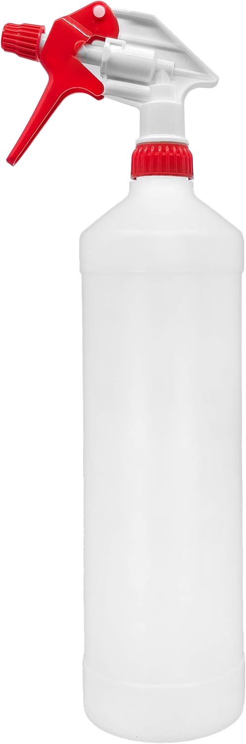Detalle de BIOHY sprayflaska 1 liter i HDPE med dykrör och spray- och strålfunktion