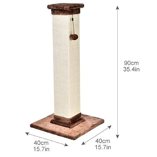Detalle 1 de Amazon Basics Rascador para Gatos, resistente, 90 cm 🐱