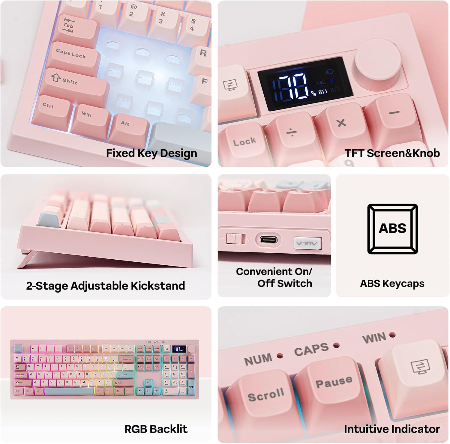 Thumbnail 2 de EPOMAKER Aula S102 PRO Membrane Gaming Keyboard