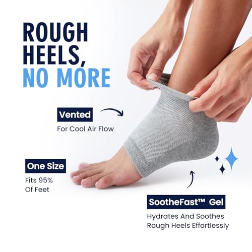Detalle de Dr. Frederick's Original Moisturizing Heel Socks 2 pairs