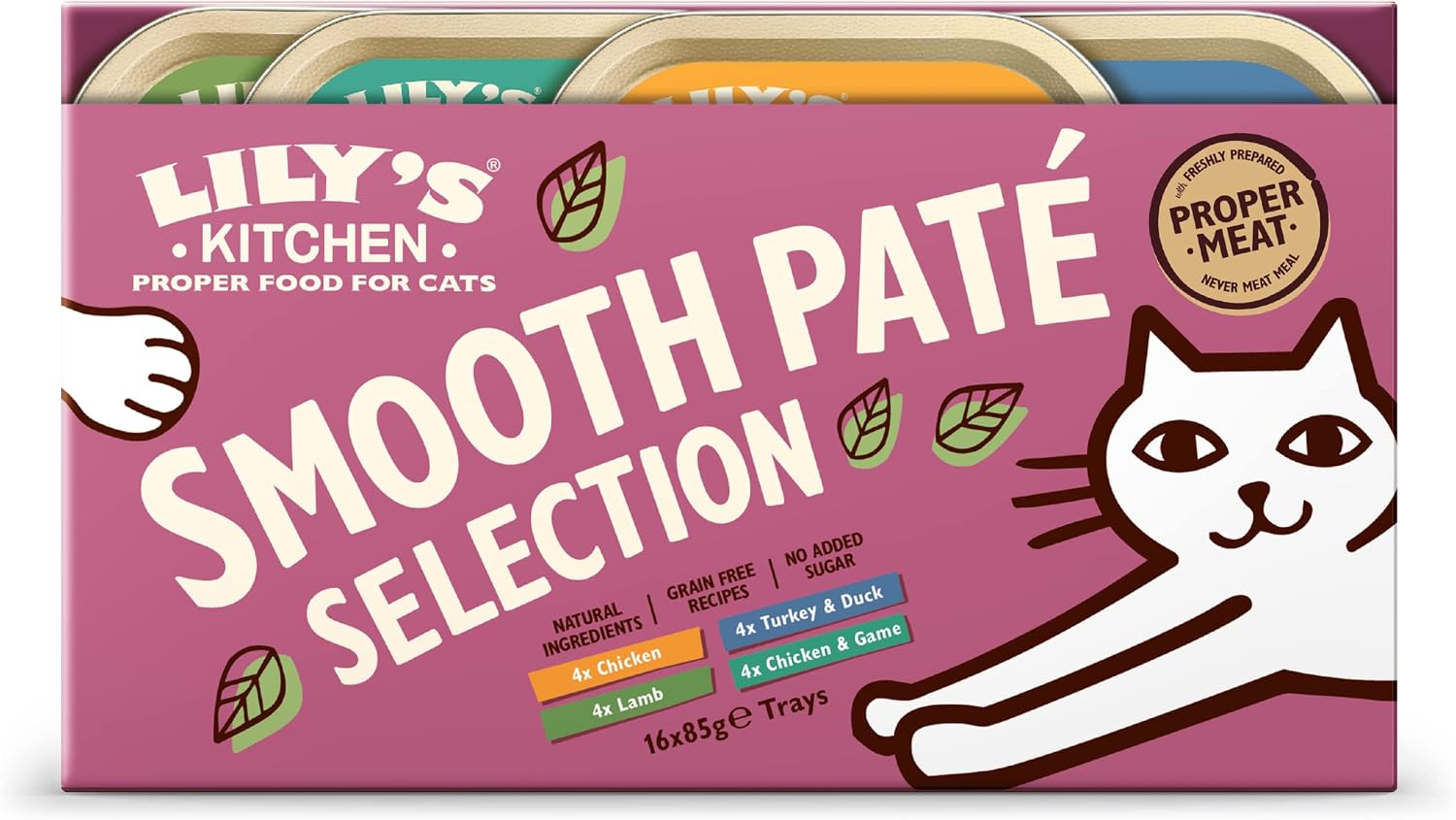 Thumbnail 5 de Lily's Kitchen Pasteten-Nassfutter für Katzen 32×85g 🐱