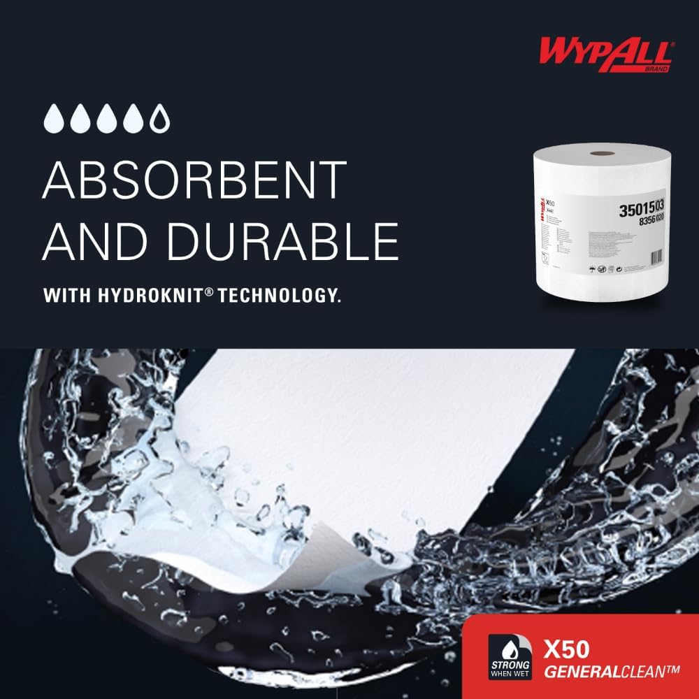 Thumbnail 4 de WypAll GeneralClean X50 Cloths 1100 Sheets