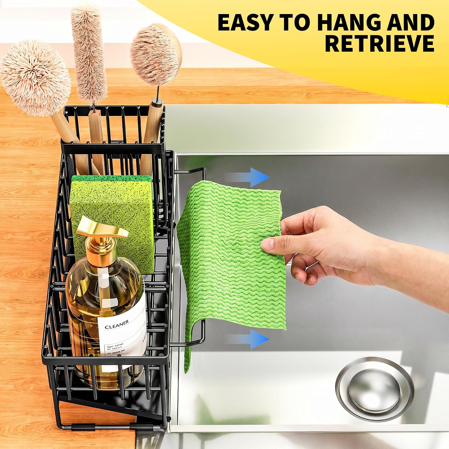 Detalle 2 de Cisily Kitchen Sink Caddy, 304 Stainless Steel