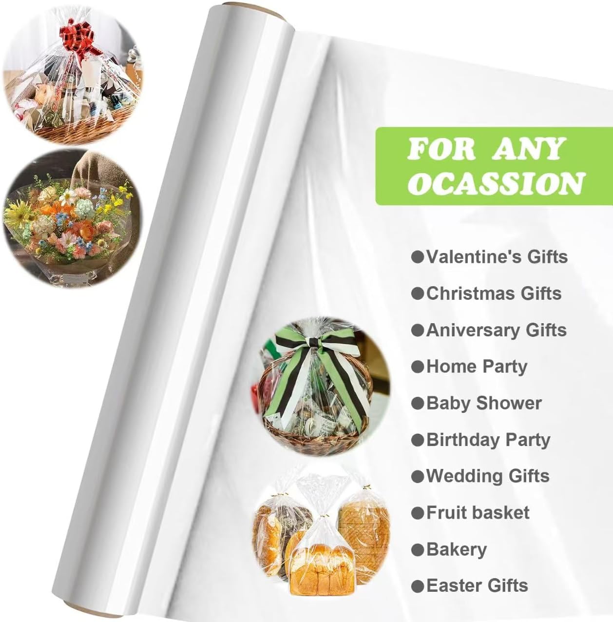 Thumbnail 4 de Cellophanfolie Rolle 86 cm