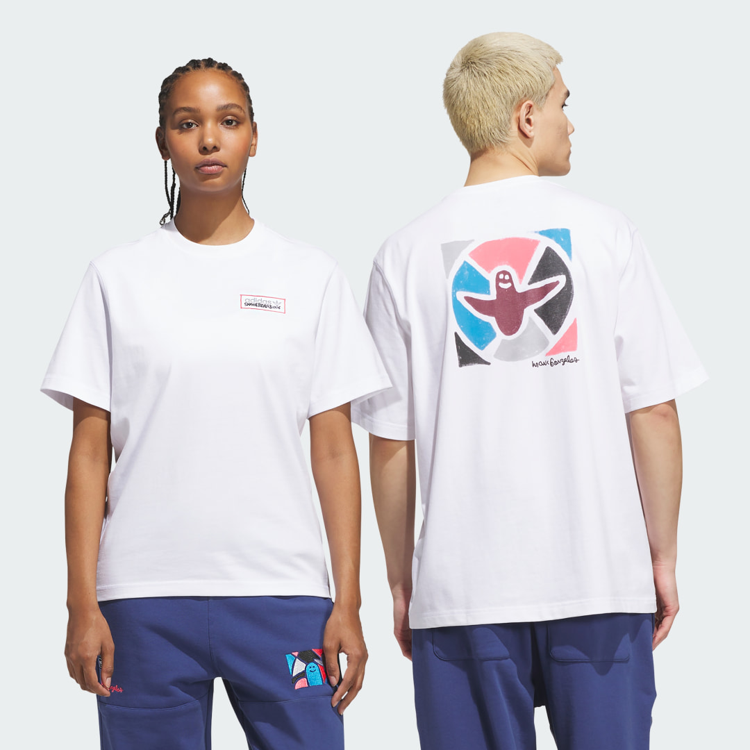 Detalle 2 de Camiseta Skateboard x Mark Gonzales Modernist de Adidas