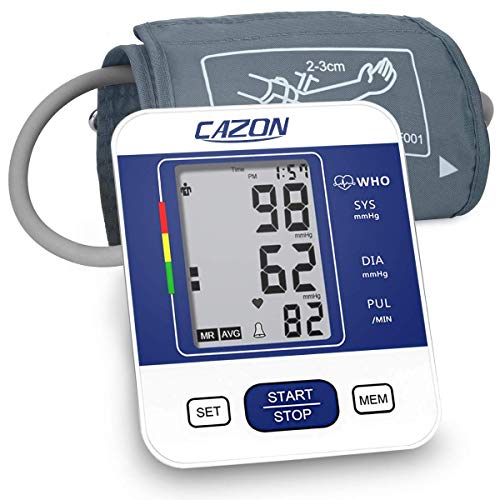 Detalle de CAZON Blood Pressure Monitor with Large Cuff (22-40cm) for Home Use