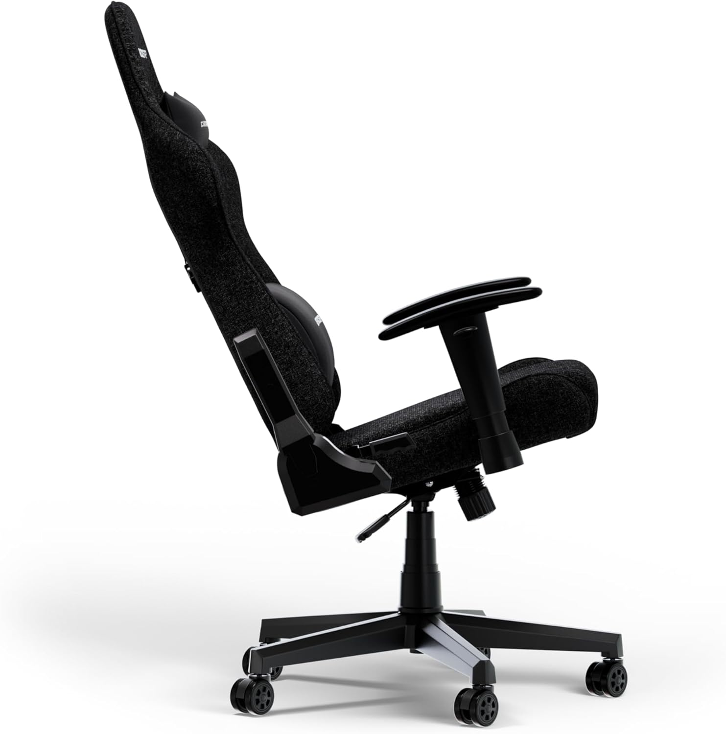 Detalle 2 de DXRacer Prince L Noir en tissu — chaise gaming et de bureau ergonomique
