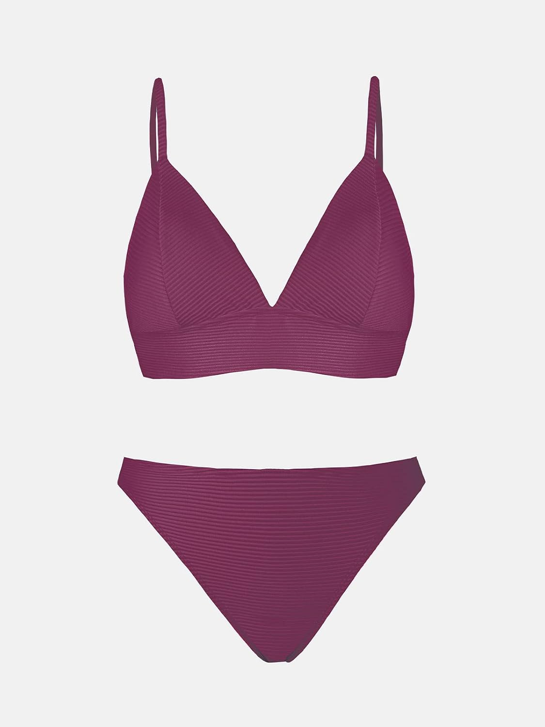 Thumbnail 4 de Cupshe Maillot de bain 2 pièces haut triangle lacets