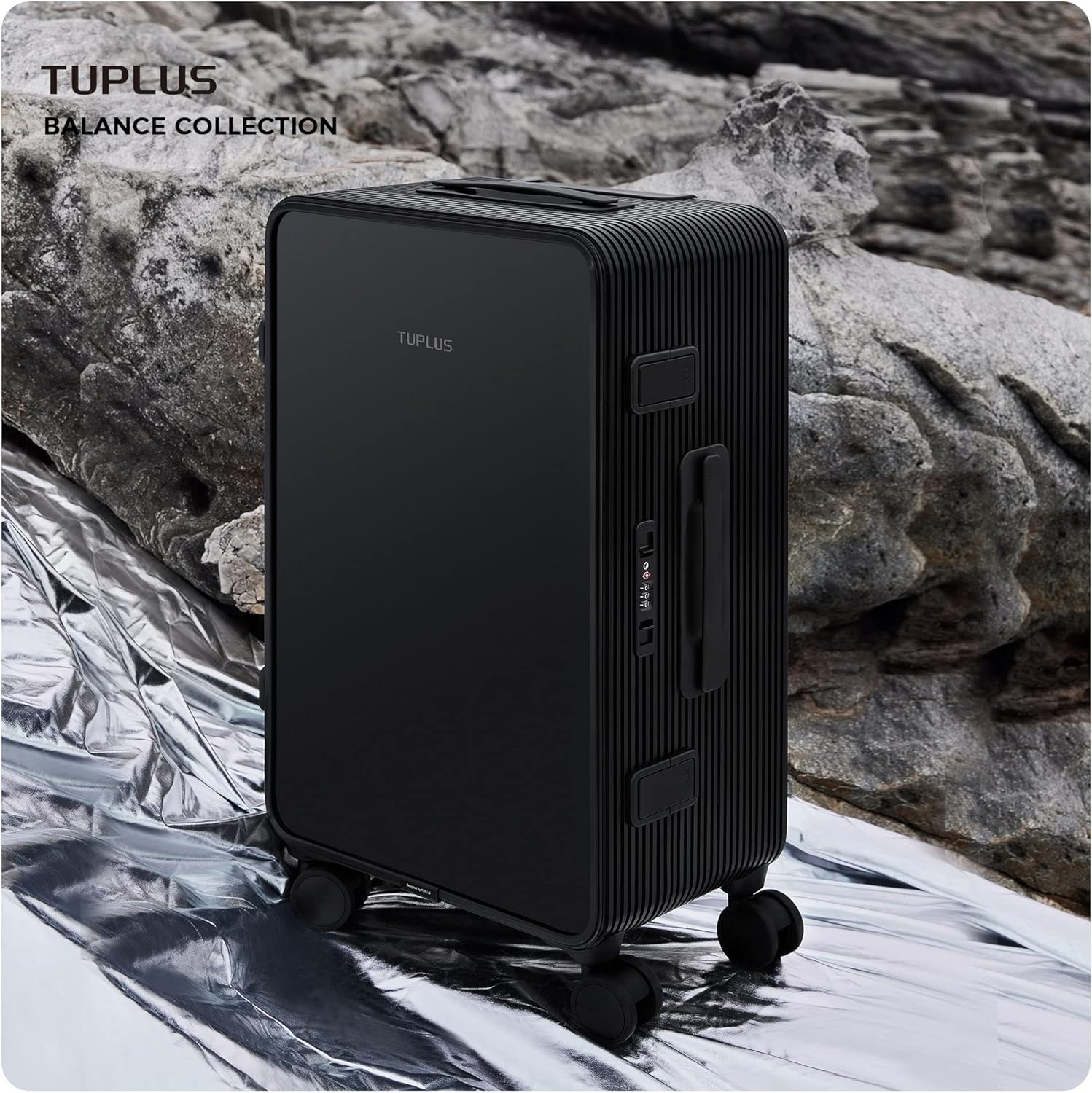 Thumbnail 1 de TUPLUS Suitcase Hard Shell Luggage with Aluminum-Magnesium Body, 4 Spinner Wheels and TSA Lock