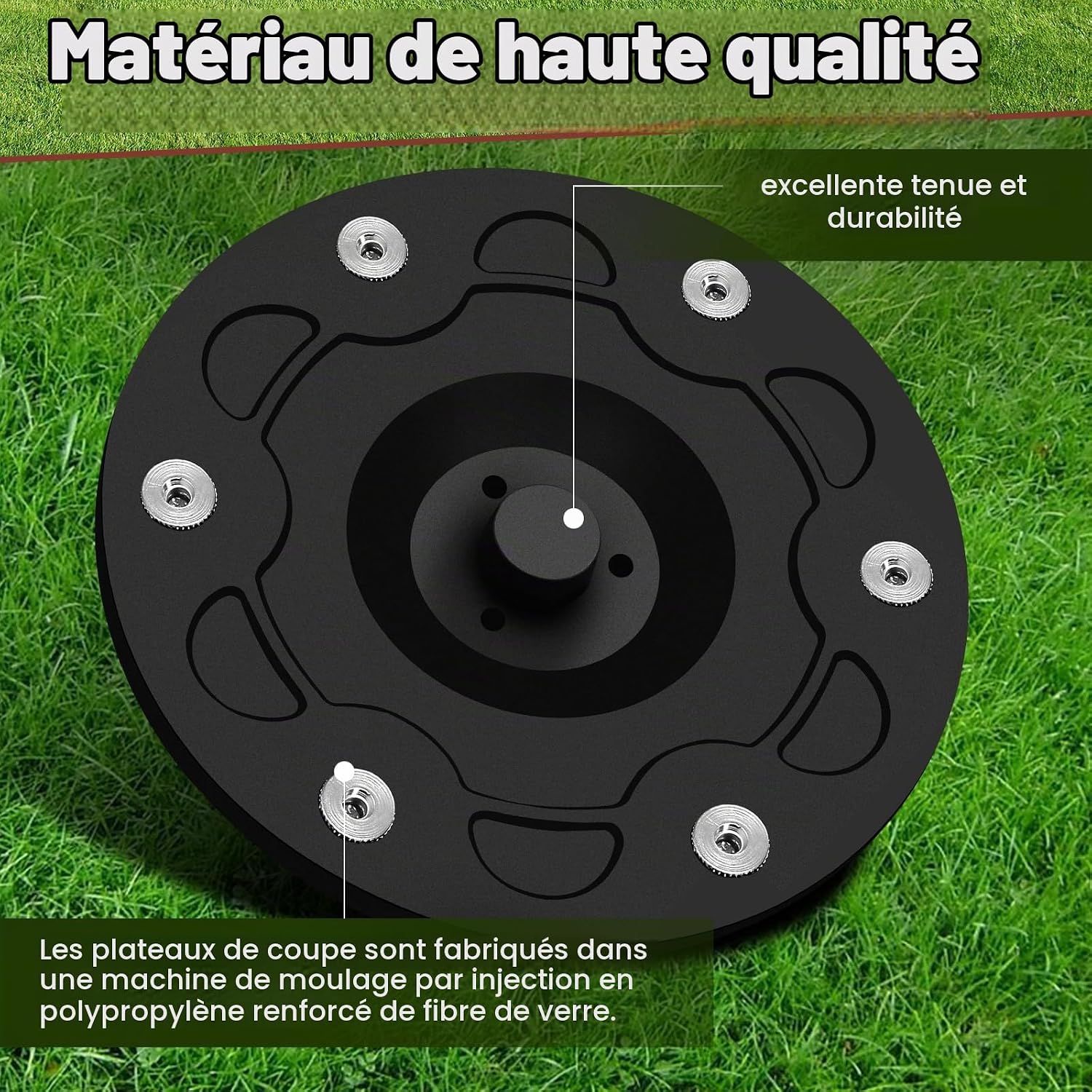 Thumbnail 1 de Plate-i105E-Navimow vervangmesschijf met 6 titanium messen voor Segway Navimow