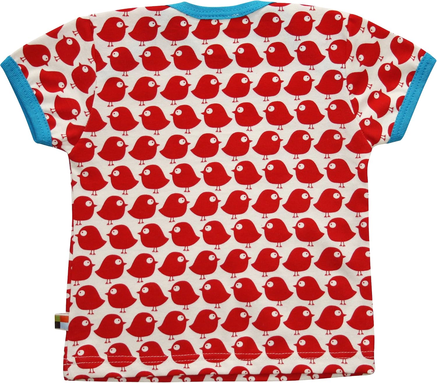 Detalle de Loud + Proud Unisex Baby T-Shirt 204 – Bio-Baumwolle, Vogelprint