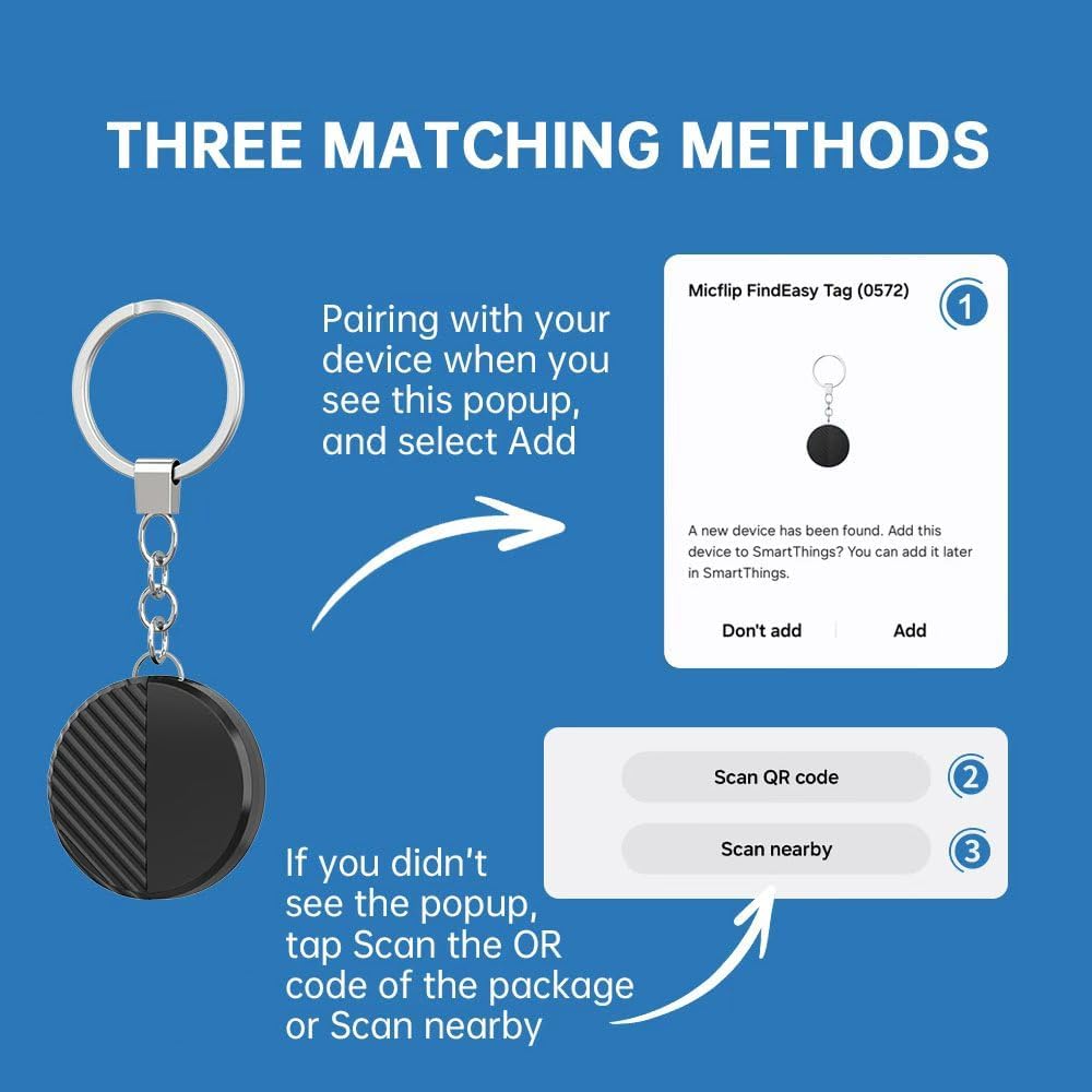 Thumbnail 2 de Samsung SmartTag 2 Pack (2025) – Bluetooth Tracker for Keys, Wallet & More