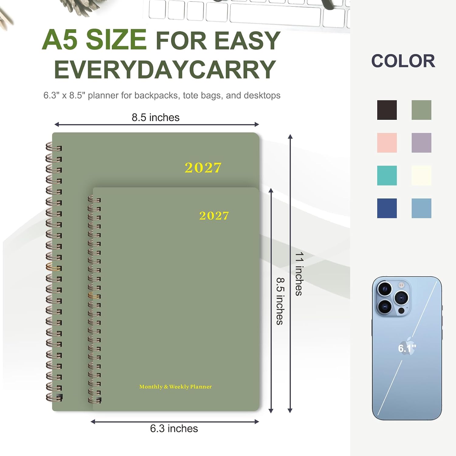 Detalle 2 de Weekly and Monthly Planner, A5