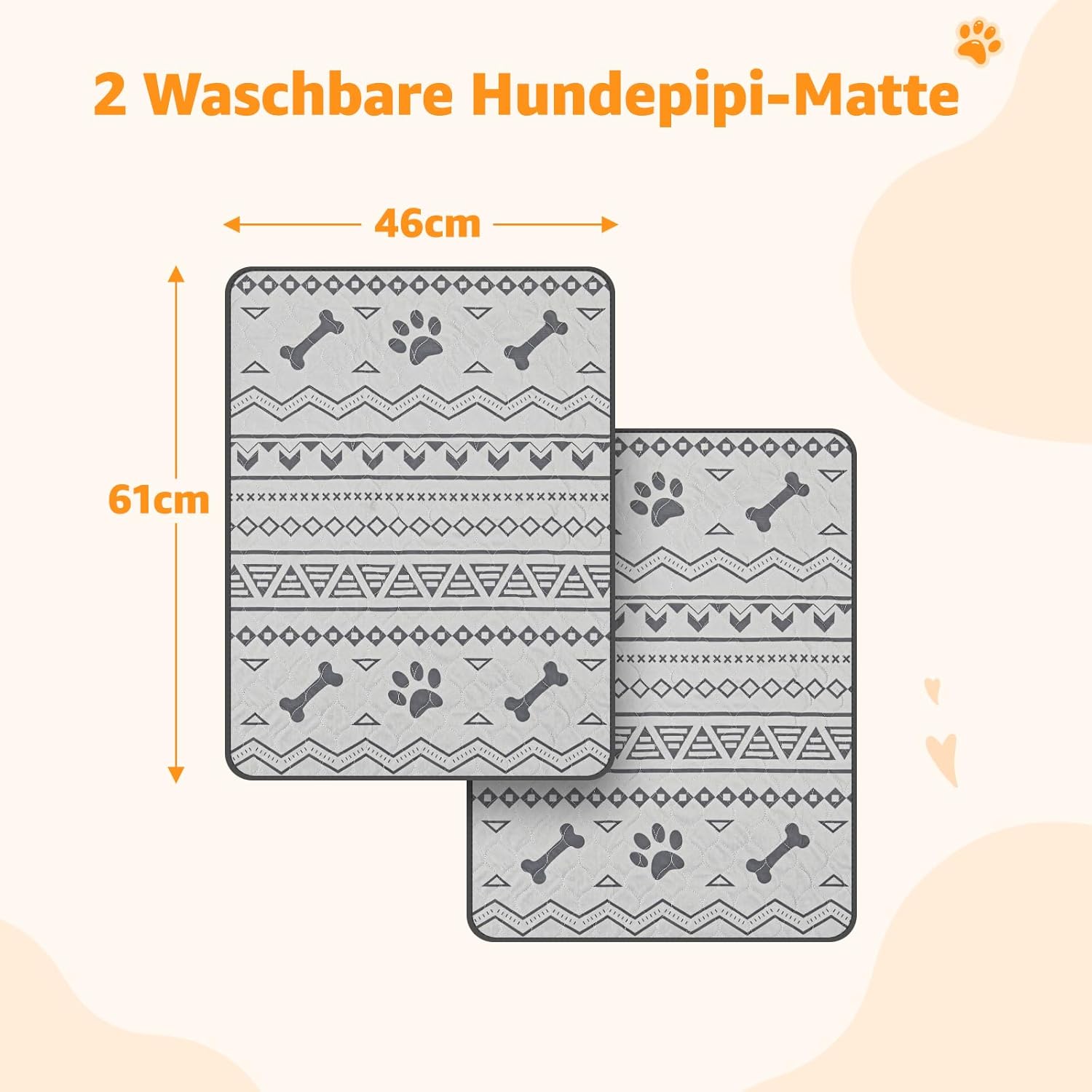 Thumbnail 6 de Waschbare Welpenunterlagen 92x79 cm 2er Set