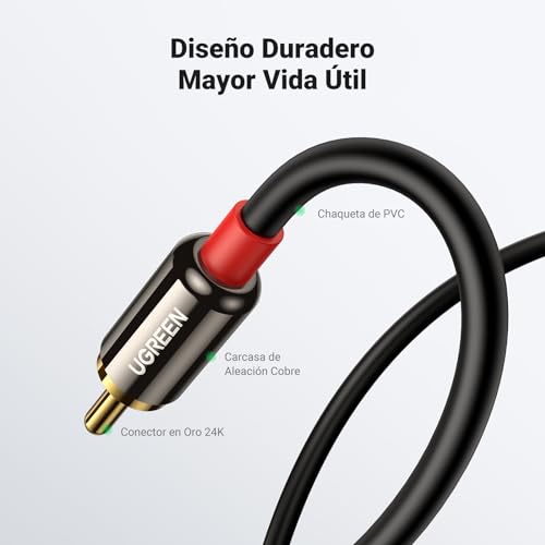 Thumbnail 4 de UGREEN Cable Jack 3.5mm a 2 RCA 2M