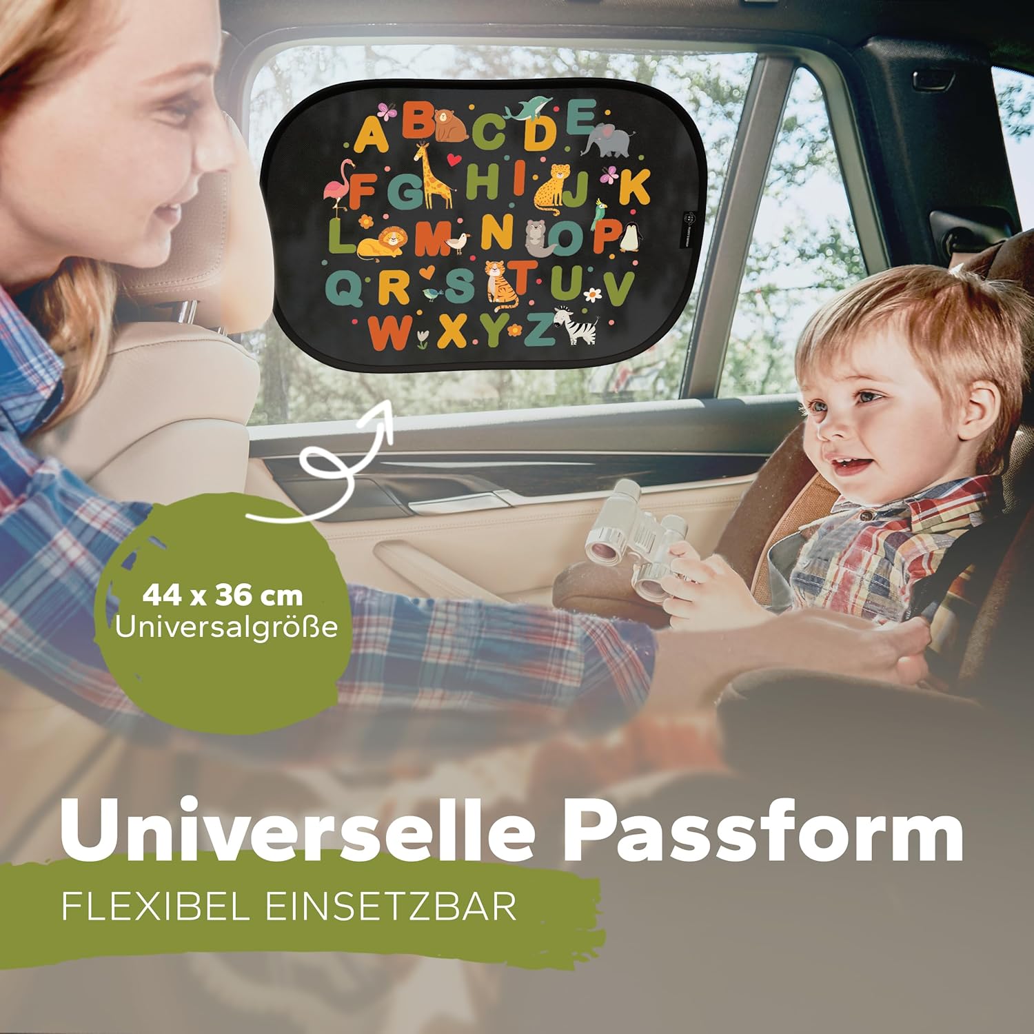 Thumbnail 5 de Sonnenschutz Auto Baby & Kinder – zertifizierter UPF50+ UV-Schutz (DEKRA geprüft & KBA-zugelassen), seitliche Sonnenblende