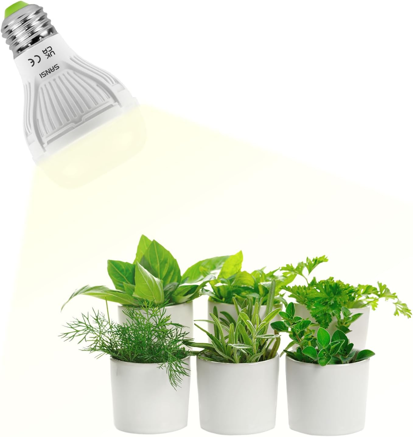 Detalle de SANSI 10W LED grow light bulb 150W equivalent
