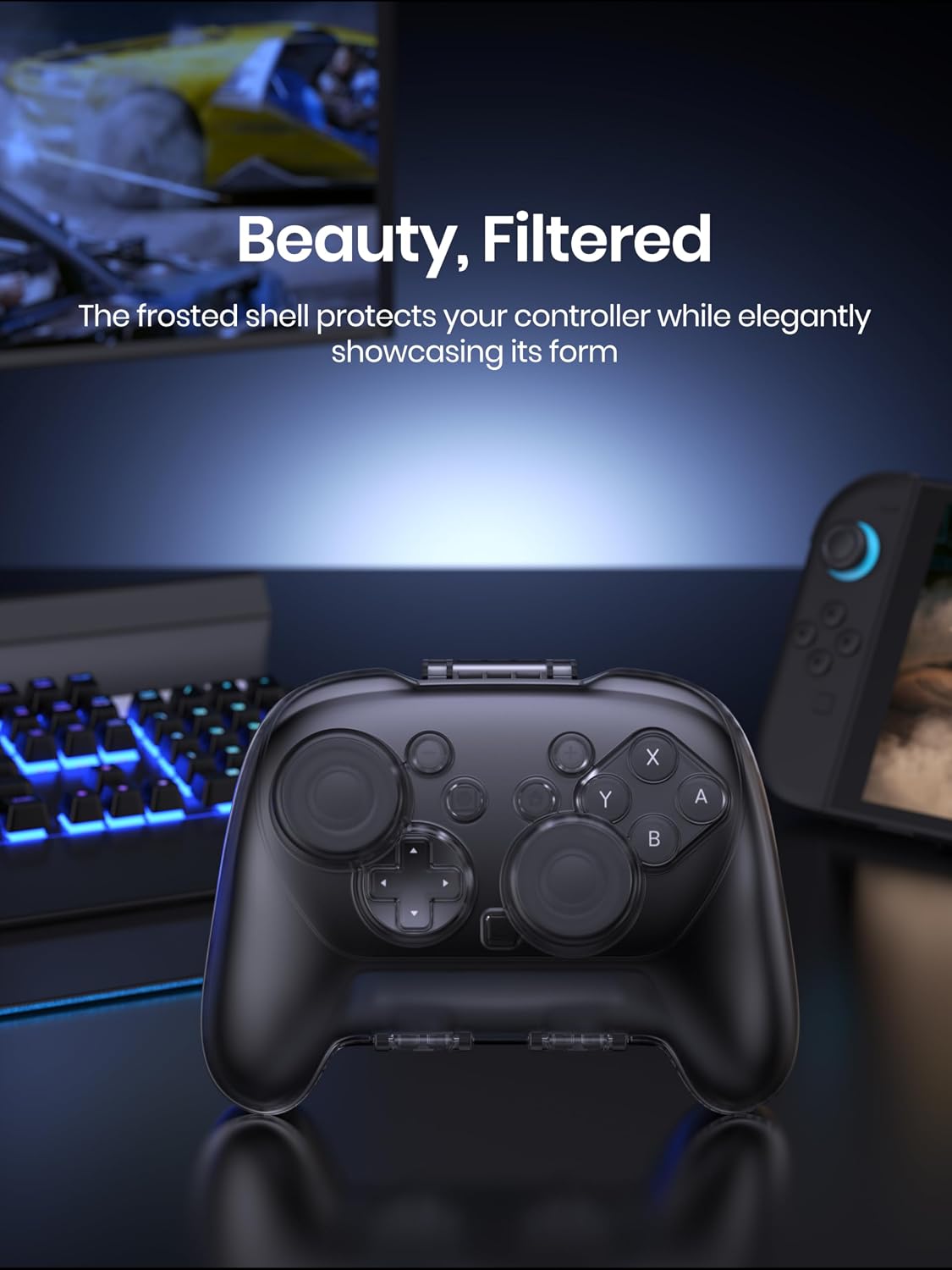 Thumbnail 6 de NEWDERY Switch 2 Pro Controller Hülle 139 g
