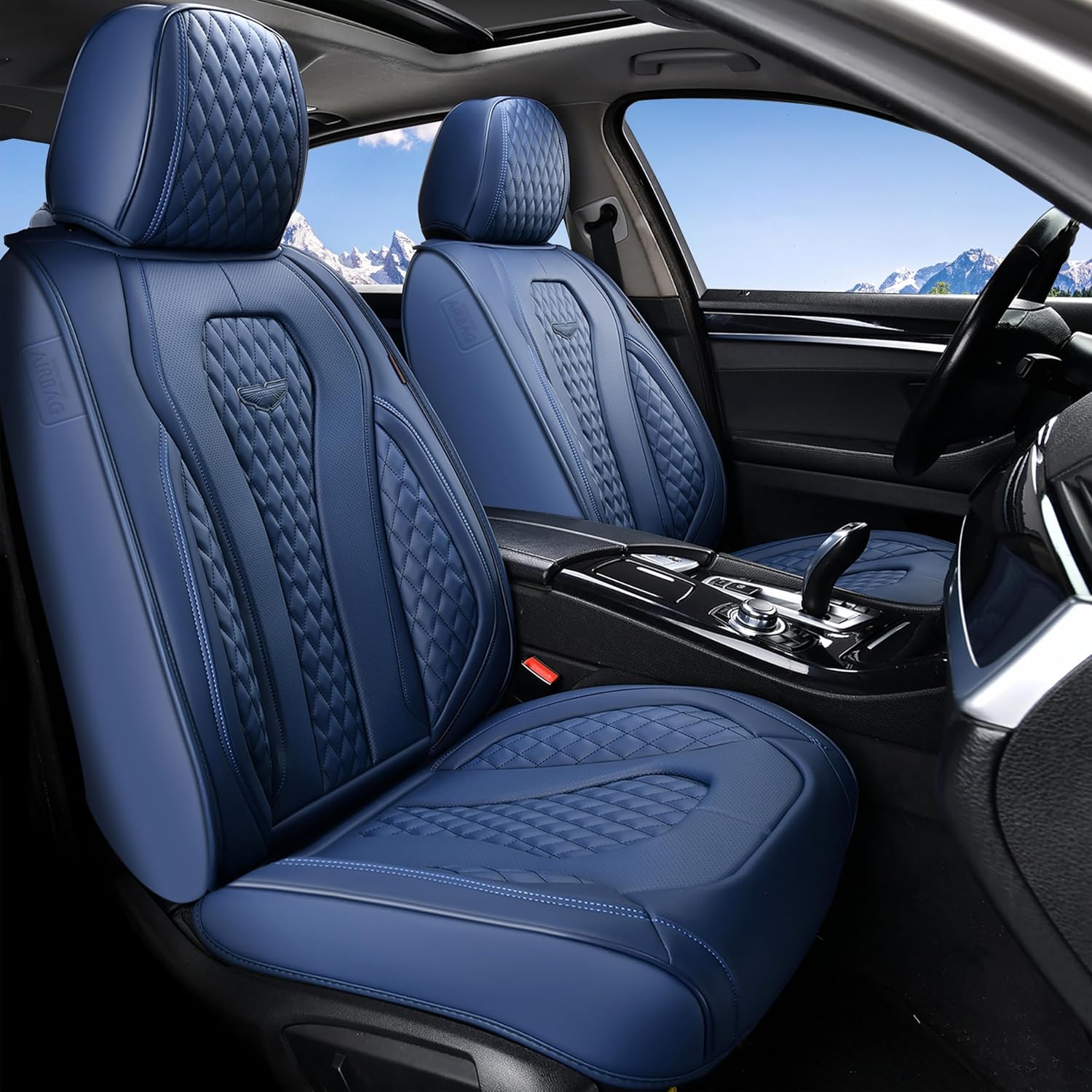 Detalle de Coverado Front Seat Covers, Leatherette