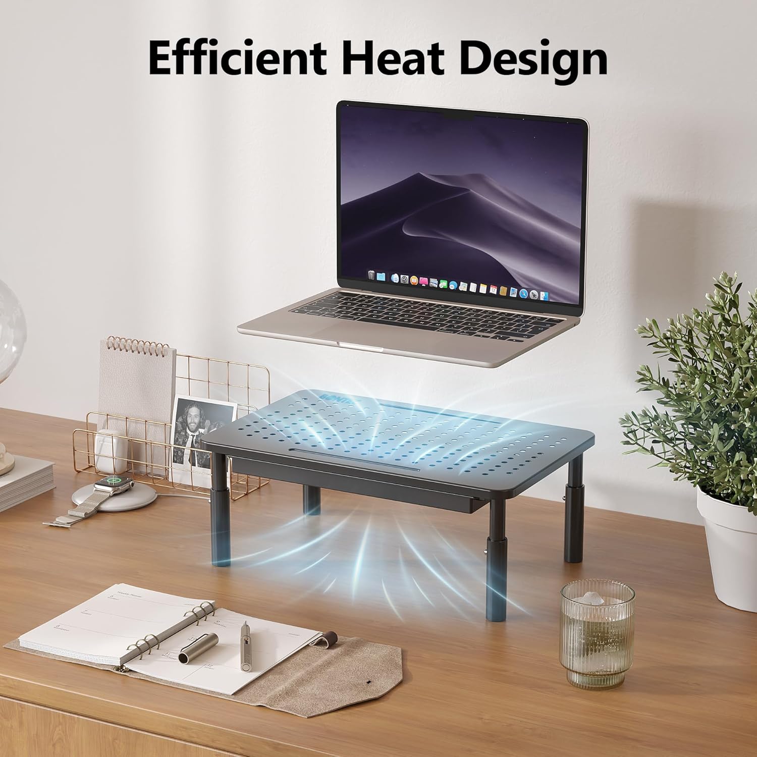Thumbnail 5 de BONTEC Monitor Stand with Drawer