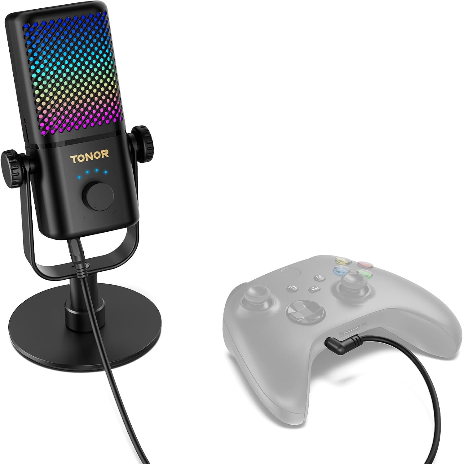 Detalle de TONOR TCX3 Gaming Mikrofon 30 Std. Akkulaufzeit đ€