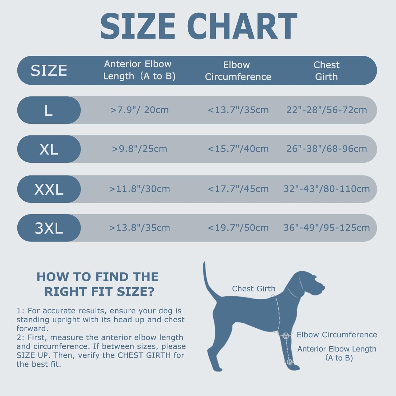 Thumbnail 5 de Hisprout Pet Dog Front Leg Knee Pads & Elbow Protector Recovery Sleeve (Grey, Footprints) – XL