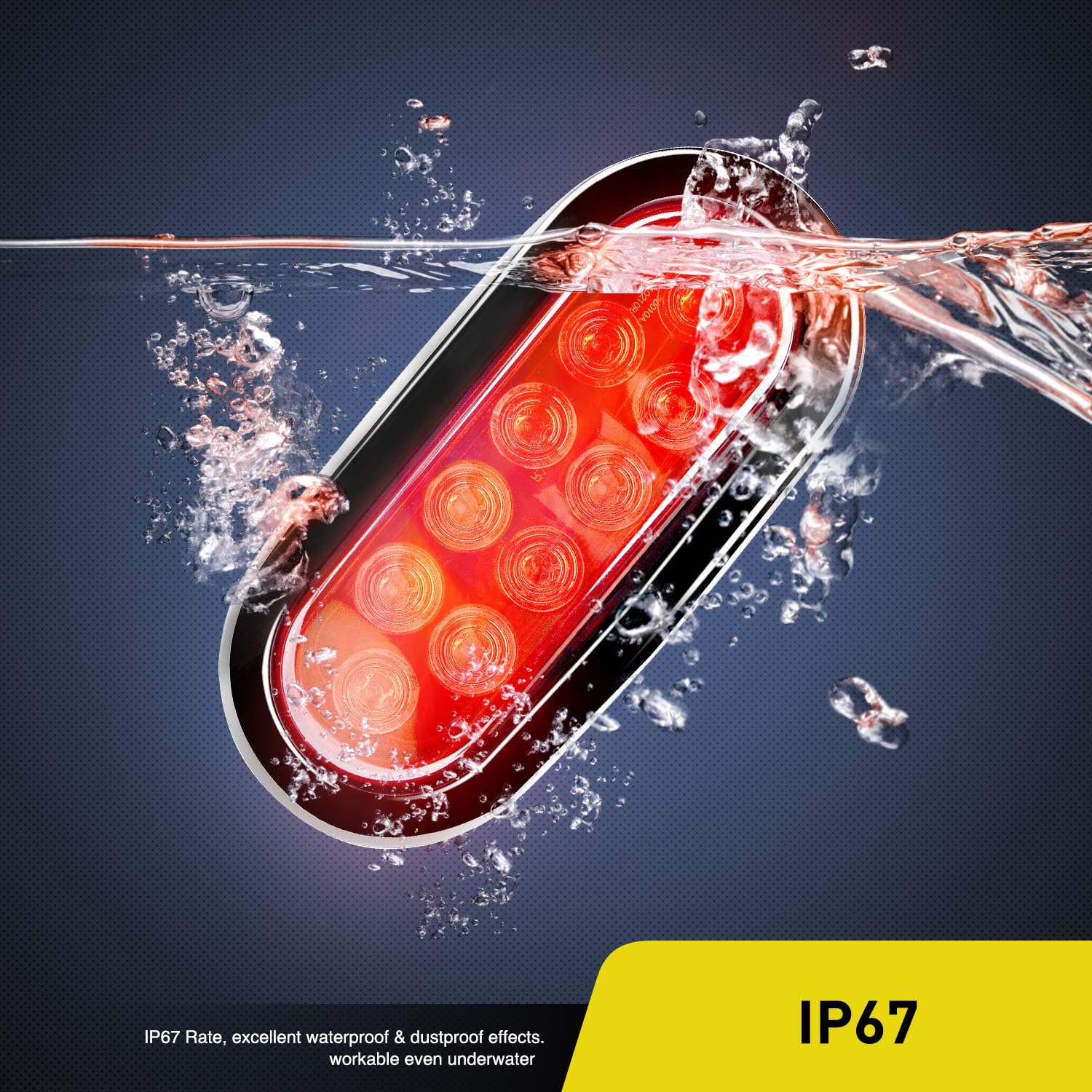 Thumbnail 5 de Nilight TL-01 6" Oval LED Tail Light