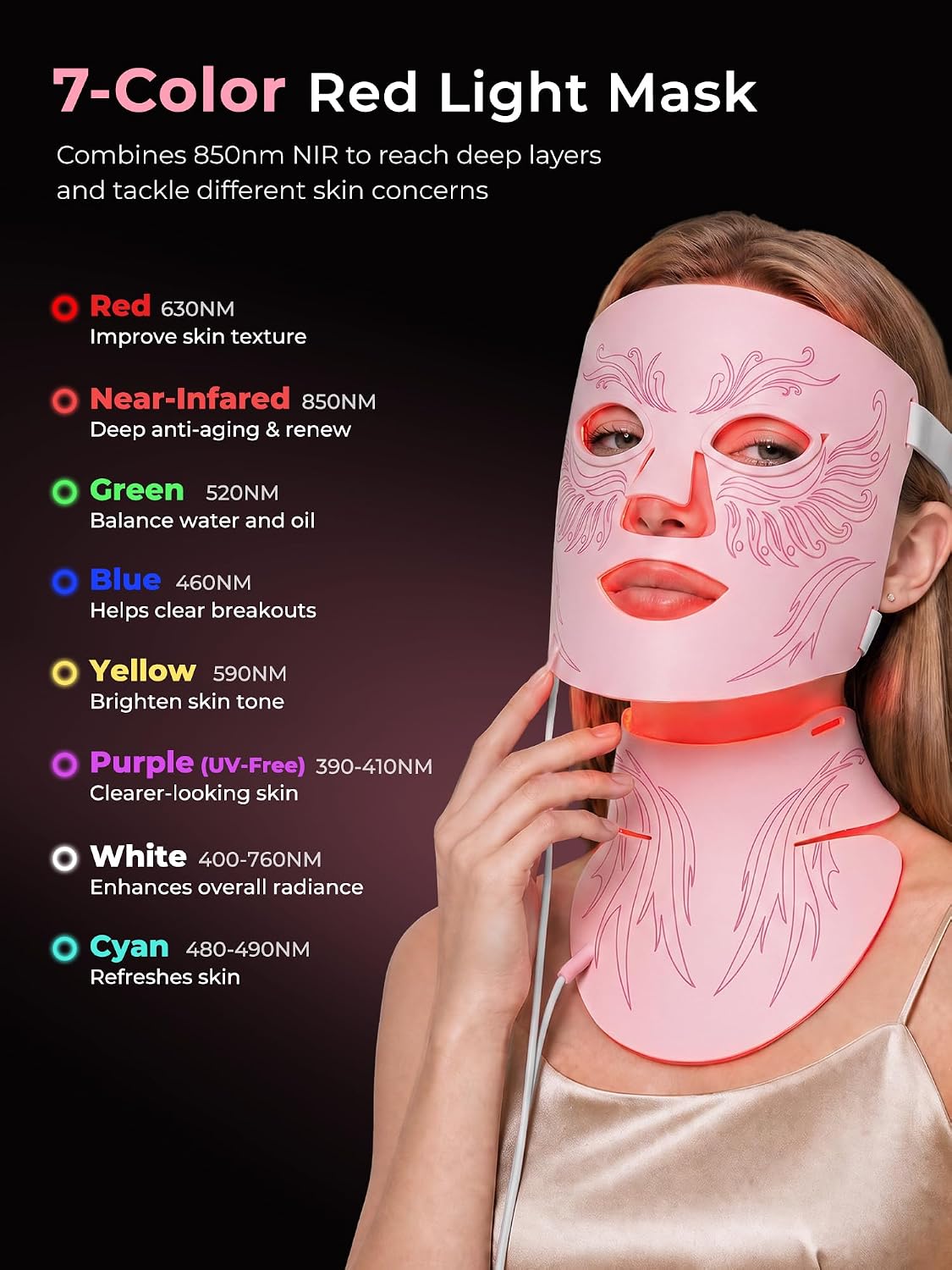 Thumbnail 6 de Qynera LED Face Mask 850nm